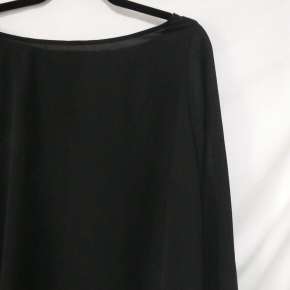 LOVE & LEGEND | size 18 | Sheer Black Blouse With Embellished Cuffs - Picture 5 of 14